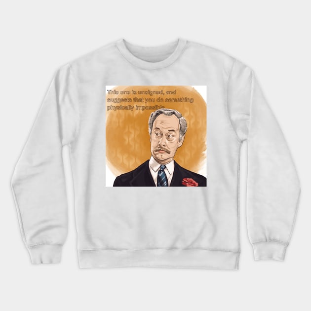 Captain Peacock - AYBS? - Are you being served sir? Crewneck Sweatshirt by xandra-homes